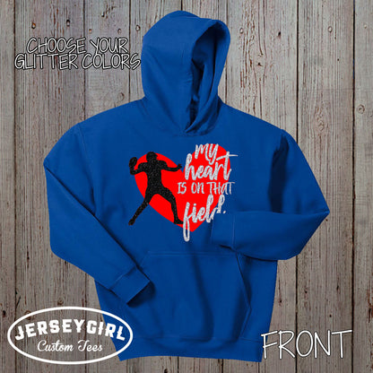 I Know I Play Like a Girl Try to Keep Up football hoodie