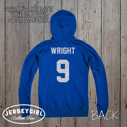 I Know I Play Like a Girl Try to Keep Up football hoodie