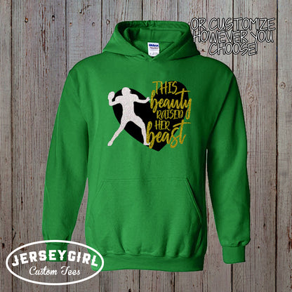 I Know I Play Like a Girl Try to Keep Up football hoodie