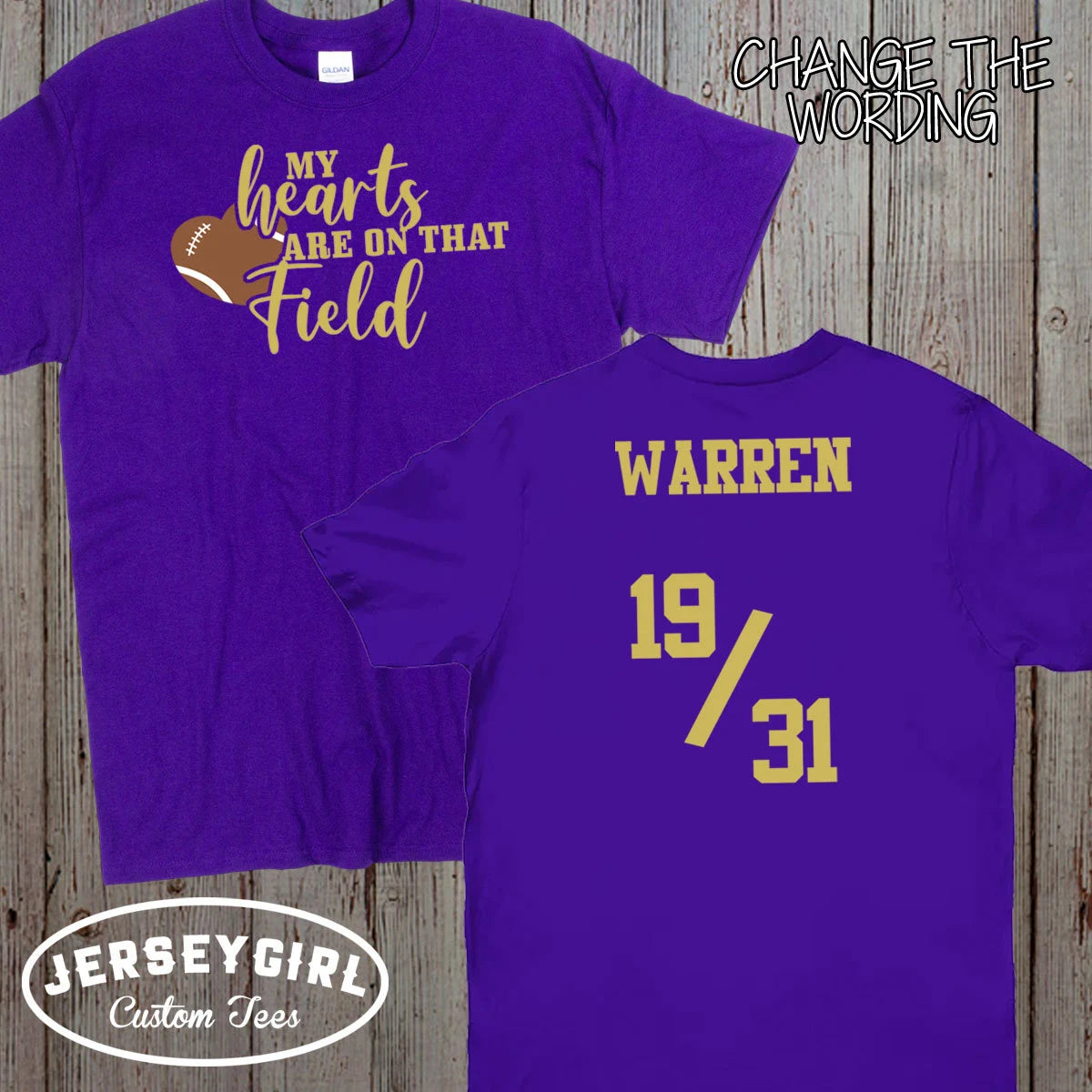 my heart is on that field football shirt