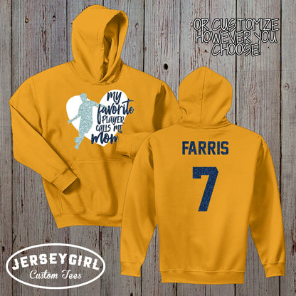 My Heart is on That Field soccer hoodie