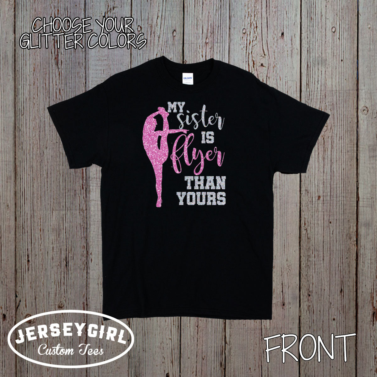 my sister is flyer than yours cheer shirt