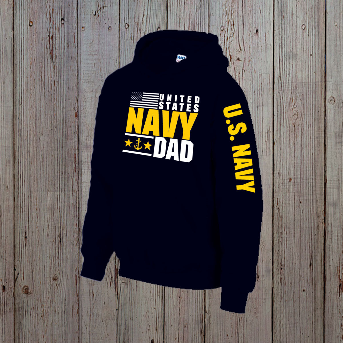 custom Navy dad hoodie