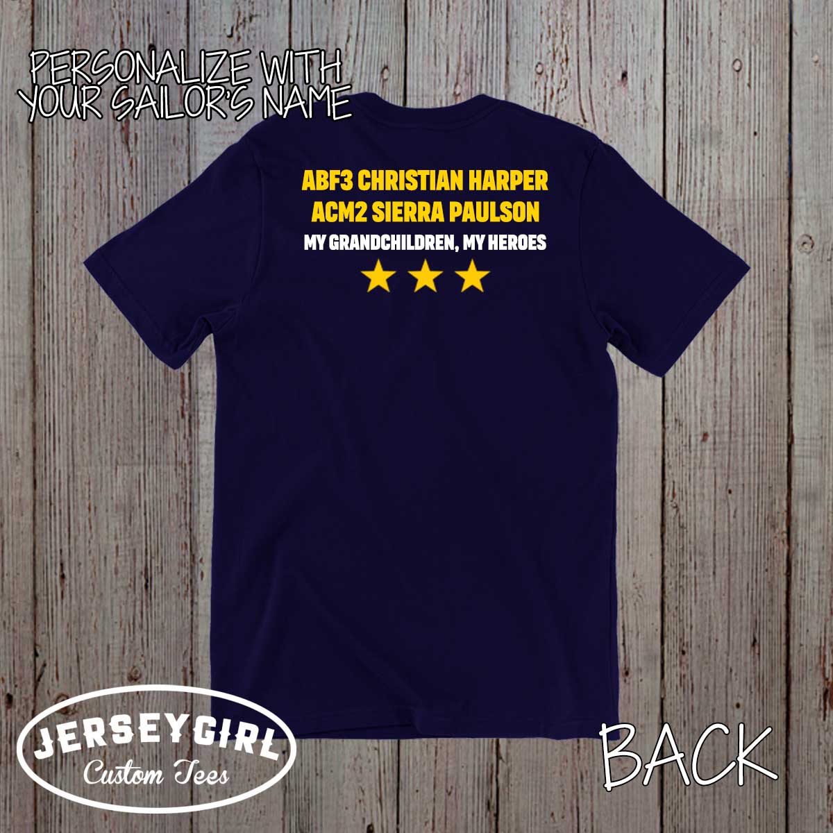custom Navy grandpa shirt