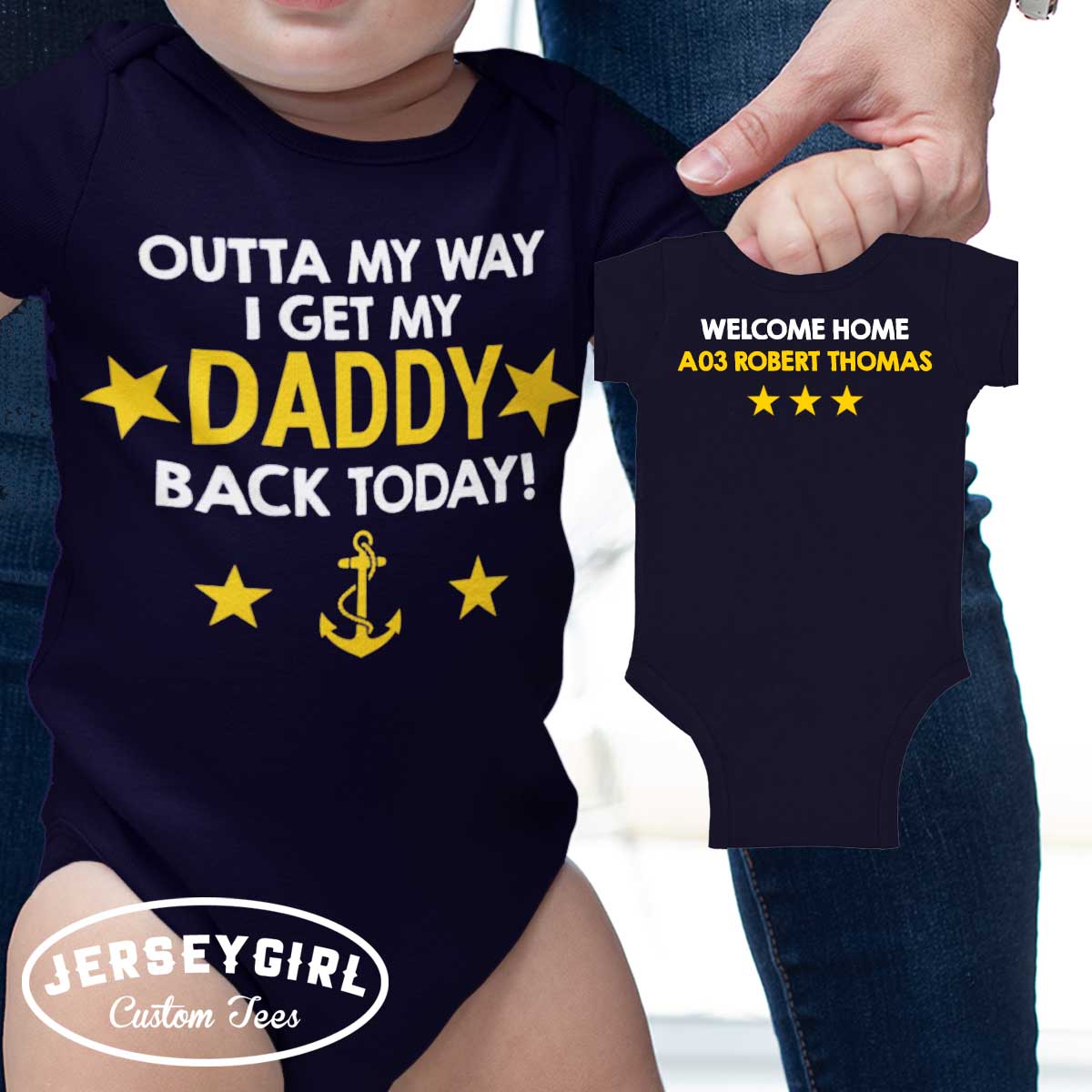 Outta My Way I Get My Daddy Back Today Navy shirt