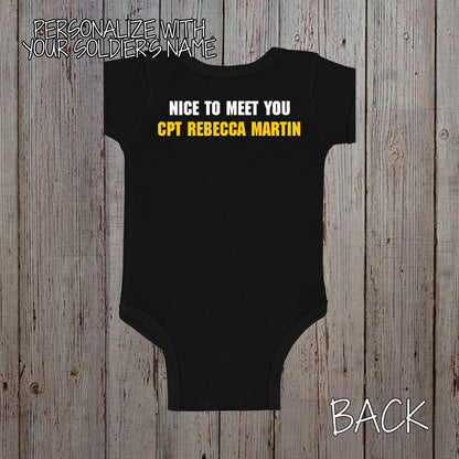 Outta My Way I Meet My Daddy Today baby bodysuit