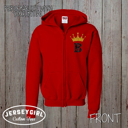 pageant zip up hoodie with name