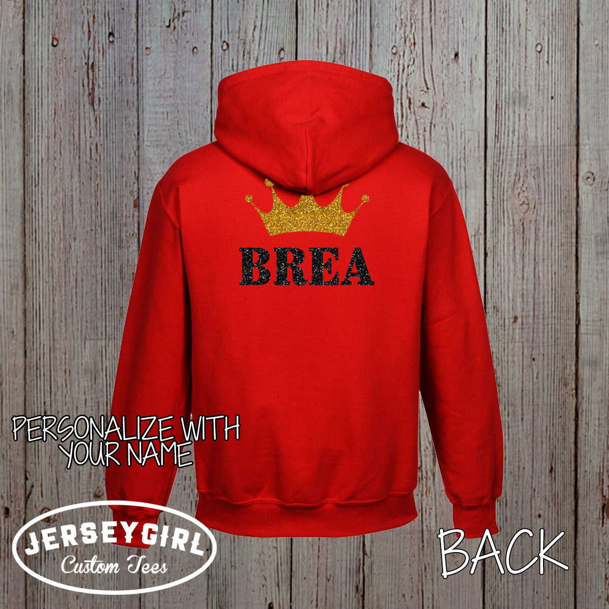 pageant zip up hoodie with name
