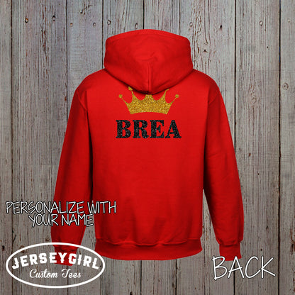 pageant zip up hoodie with name