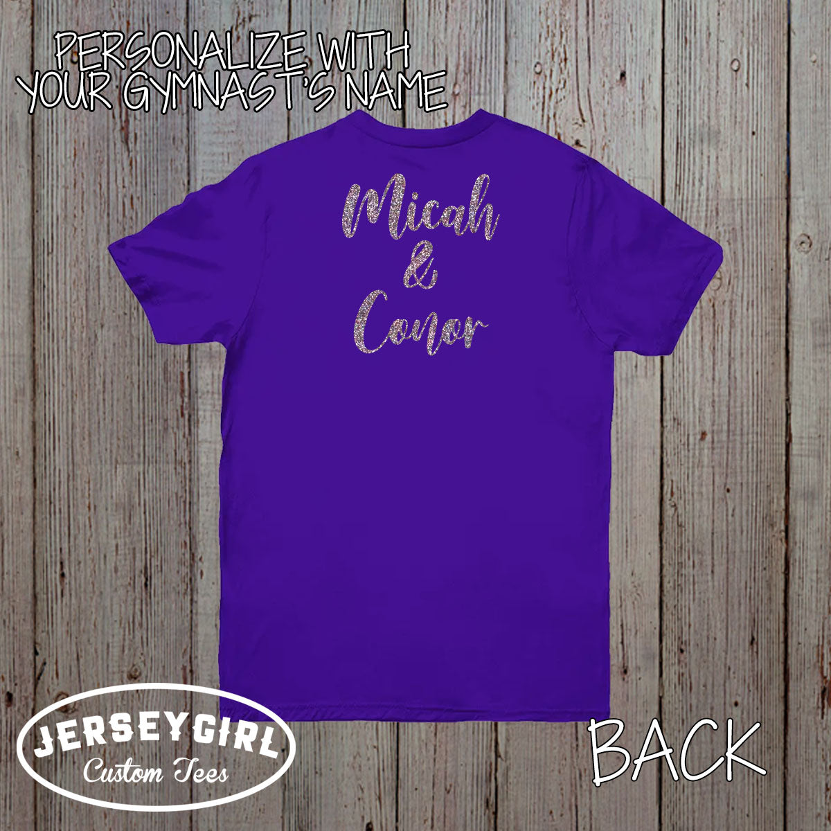 personalised boys' gymnastics mom shirt