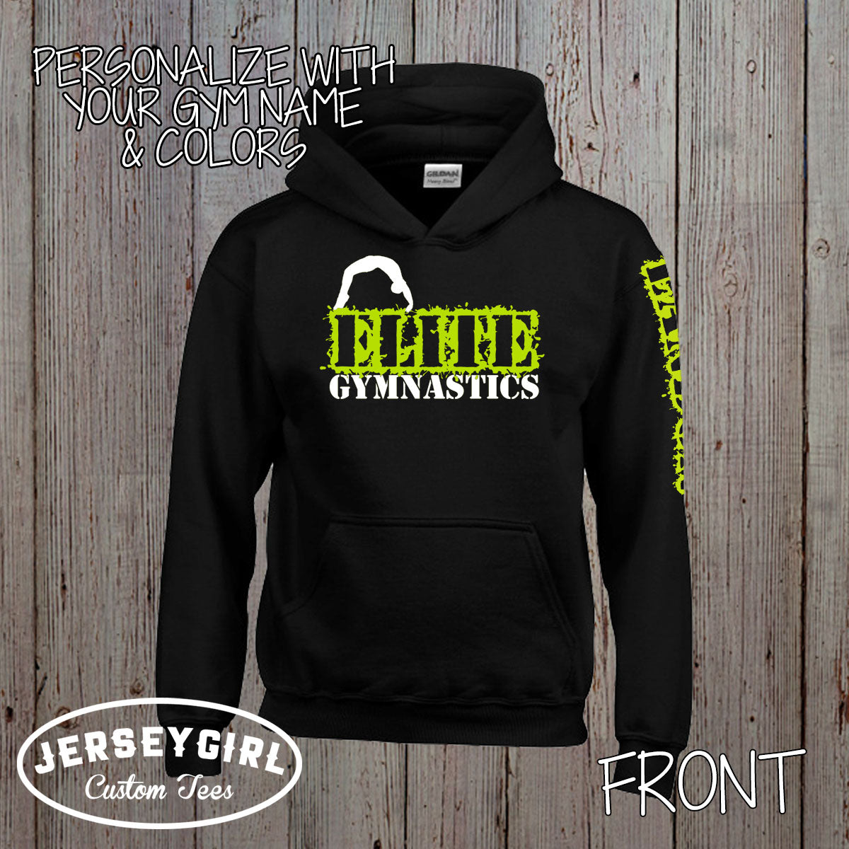 personalized boys' gymnastics hoodie