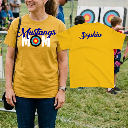personalized archery mom t-shirt