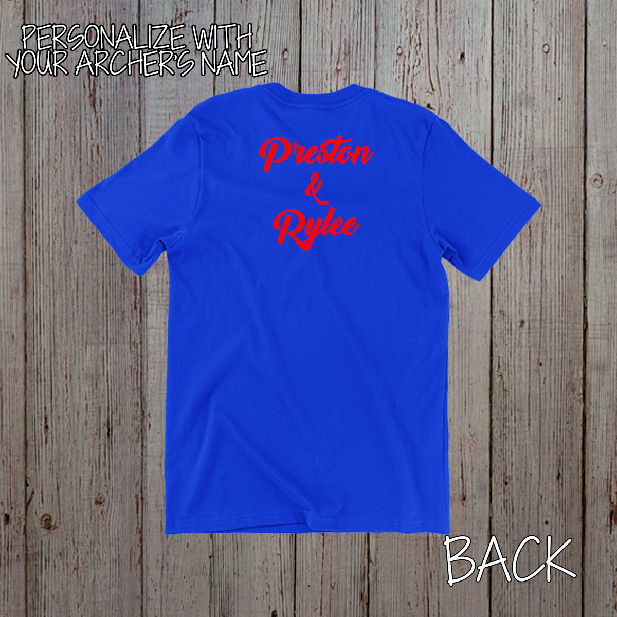 personalized archery mom t-shirt
