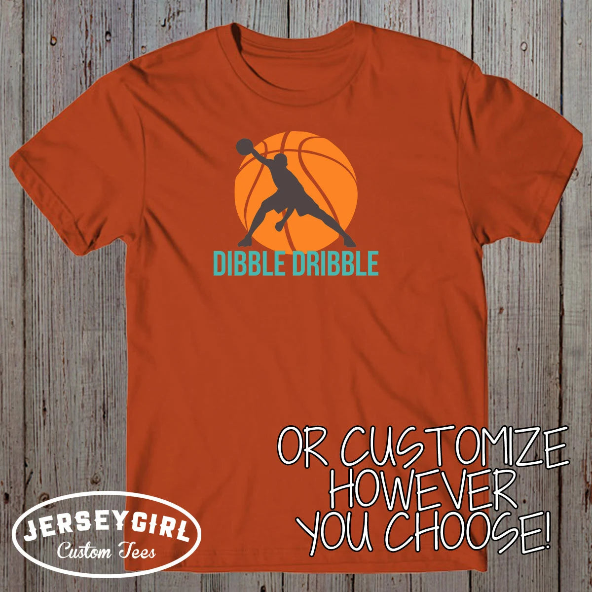 personalized boys basketball shirt