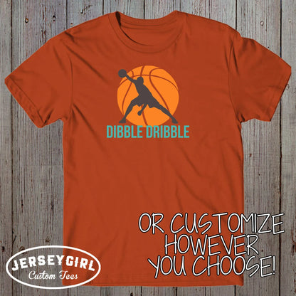 personalized boys basketball shirt