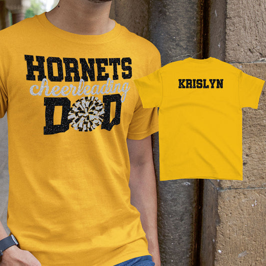 personalized cheerleader dad shirt