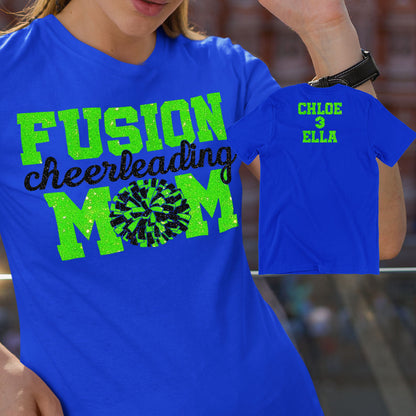 personalized cheerleader mom shirt