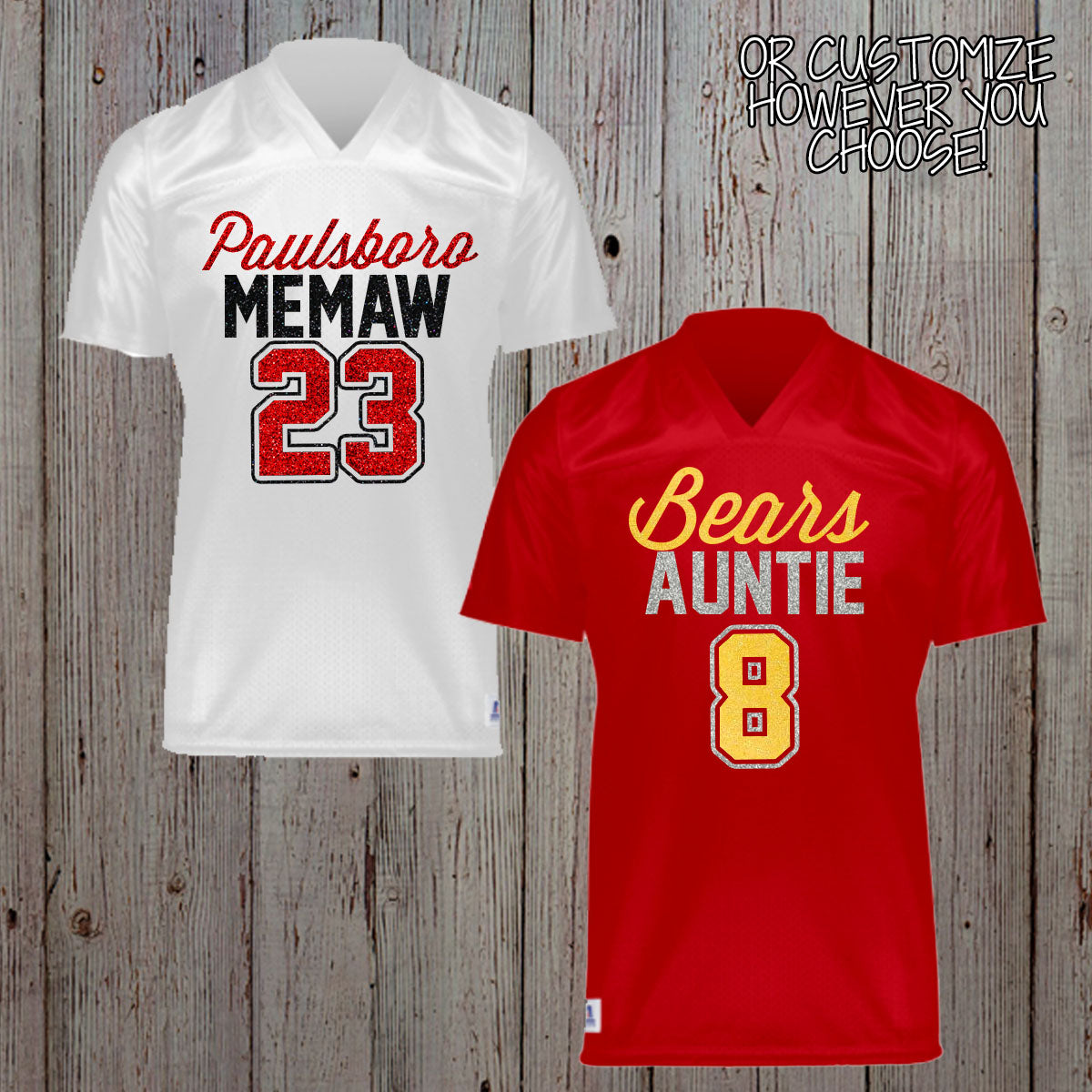 personalized football mom jersey