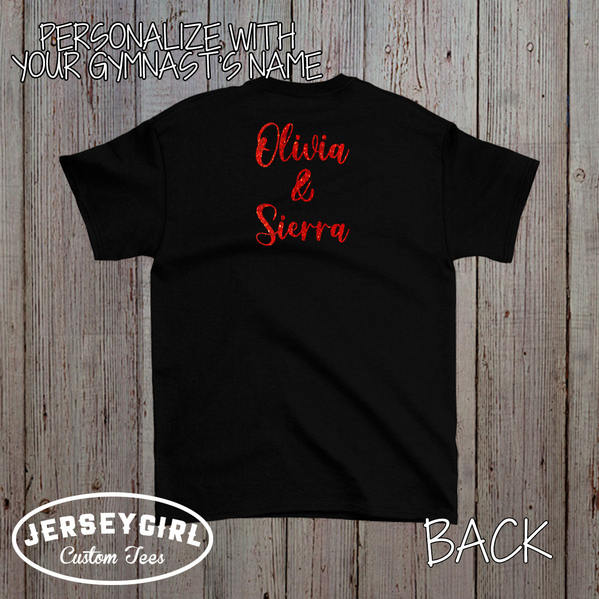 personalized gymnastic mom shirt