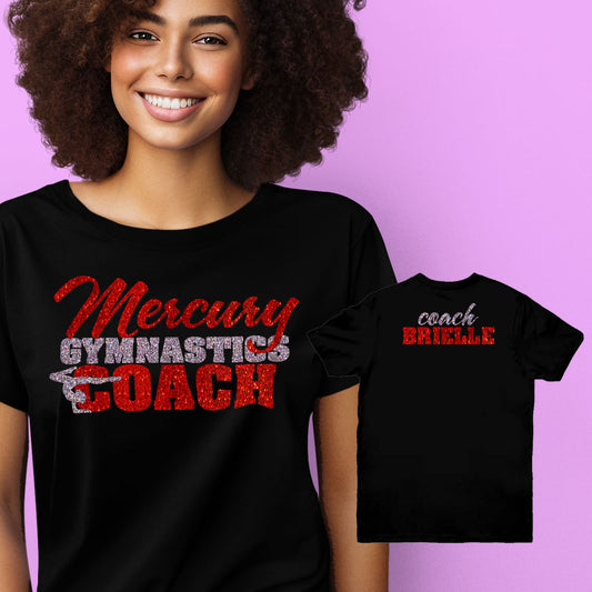 personalized gymnastics coach shirt