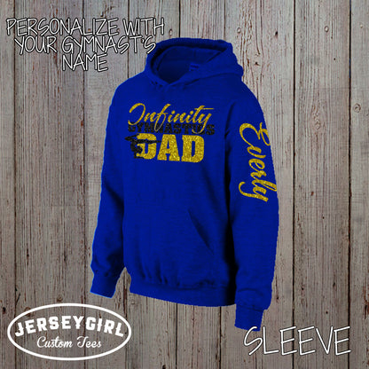 custom gymnastics dad hoodie