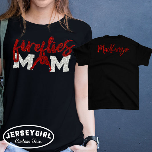 personalized gymnastics mom shirt with gymnast's name