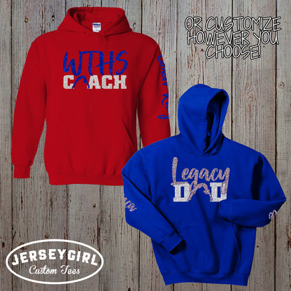 personalized gymnastics mom sweatshirt