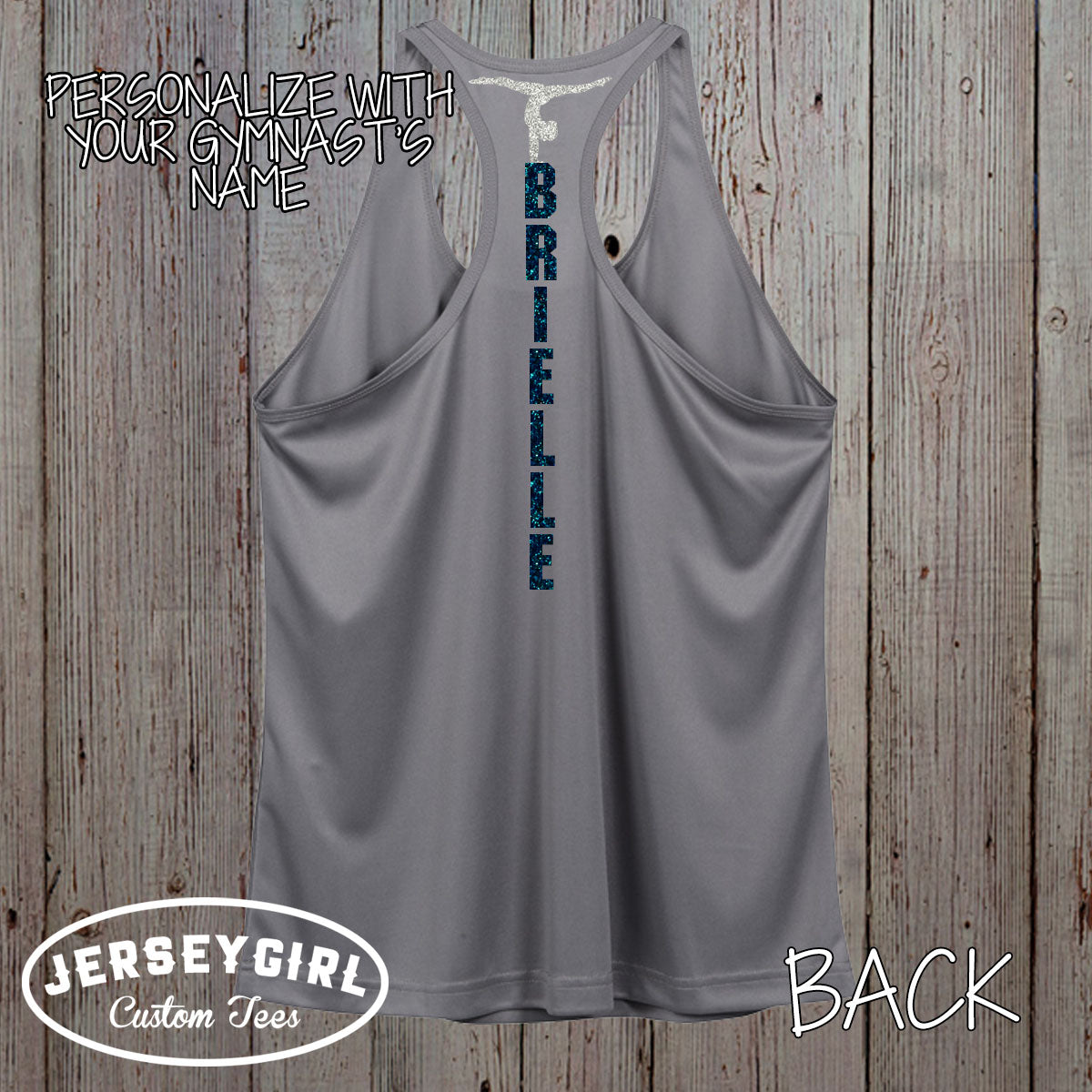 personalized gymnastics tank top