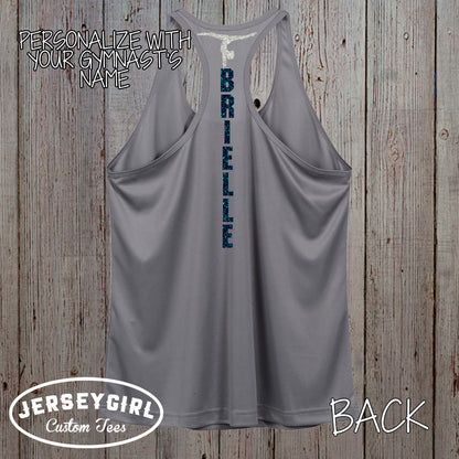 personalized gymnastics tank top