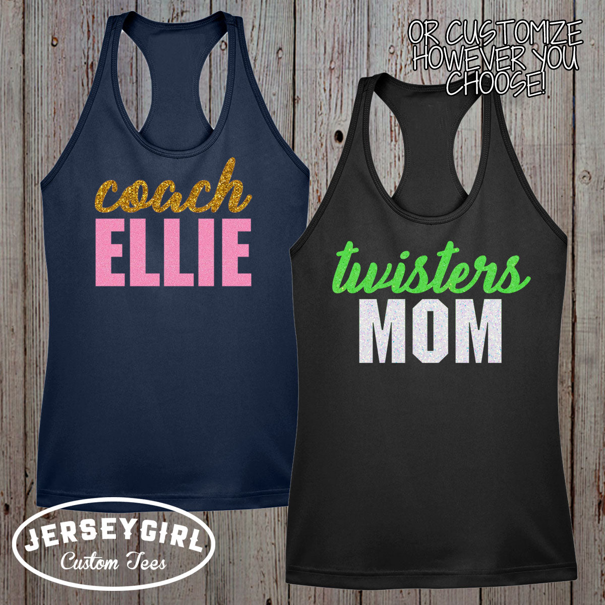 personalized gymnastics tank top
