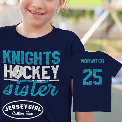 personalized hockey sister shirt