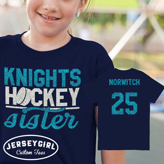 personalized hockey sister shirt