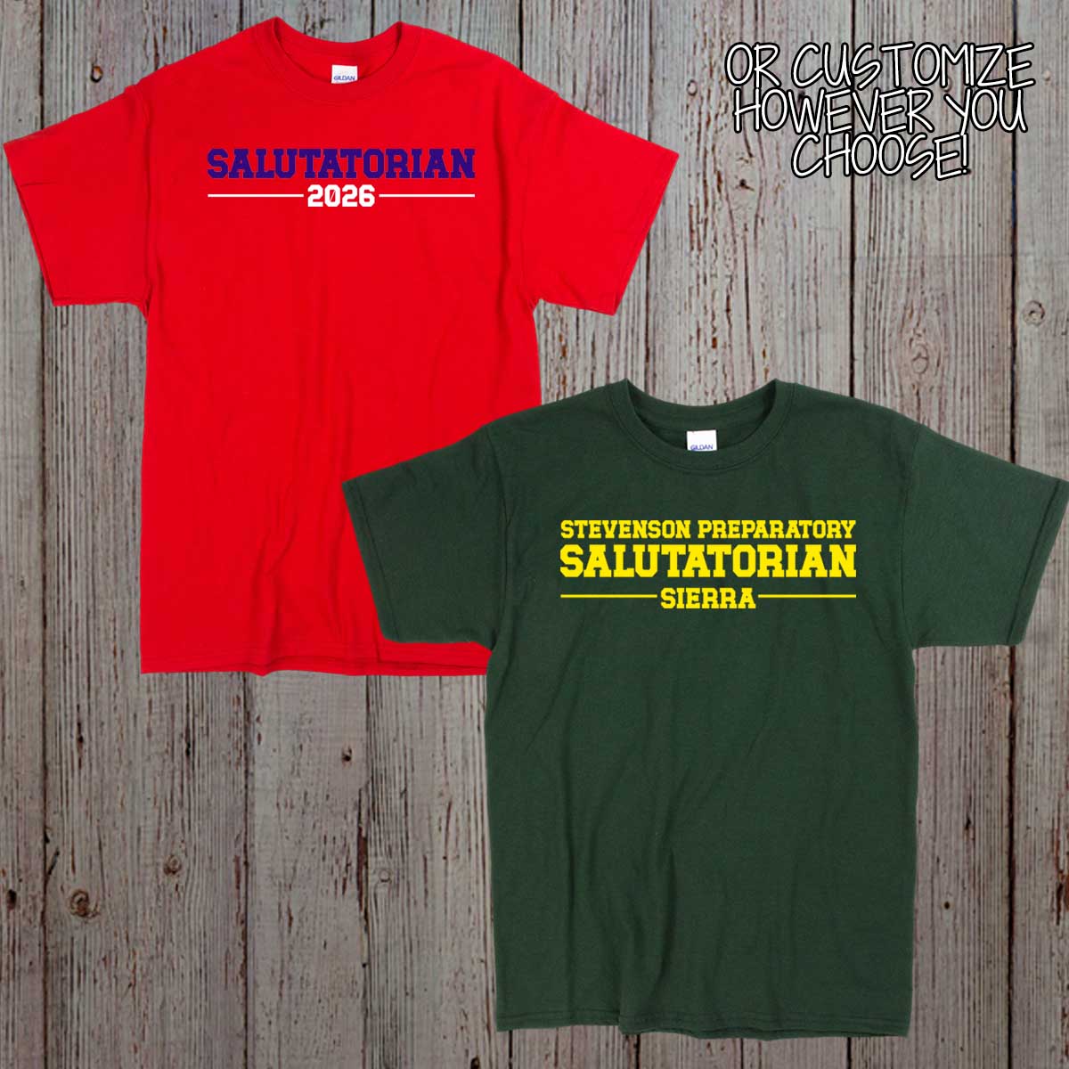 personalized salutatorian shirt