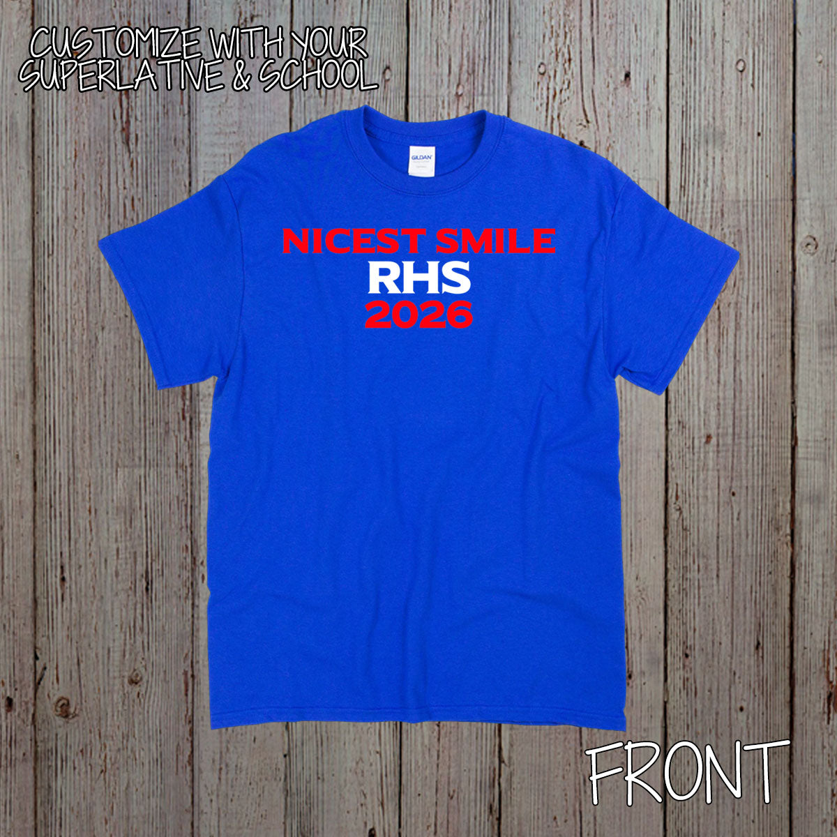 personalized senior superlative shirt