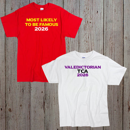 personalized senior superlative shirt
