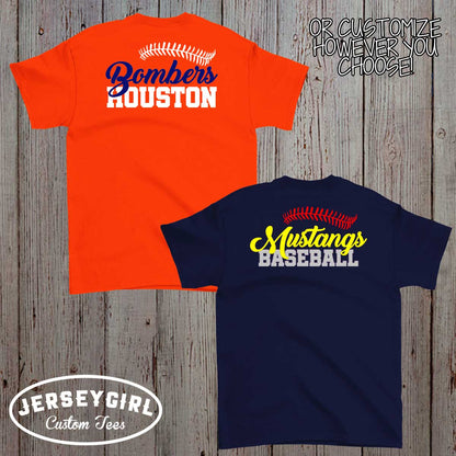 personalized softball coach shirt with team name