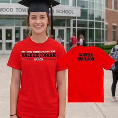 personalized valedictorian shirt