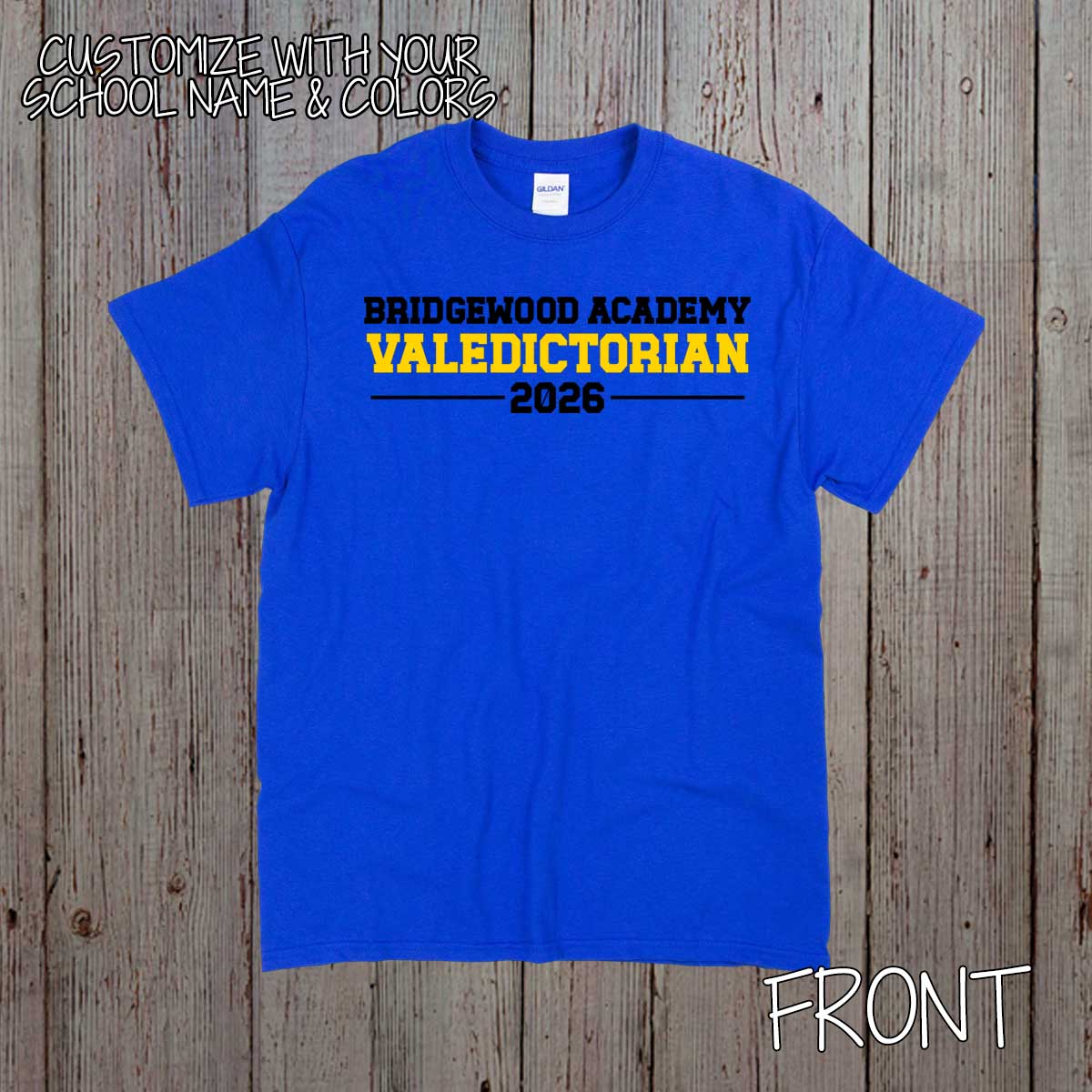 personalized valedictorian shirt
