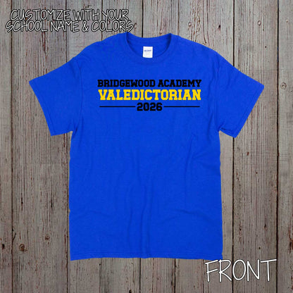 personalized valedictorian shirt