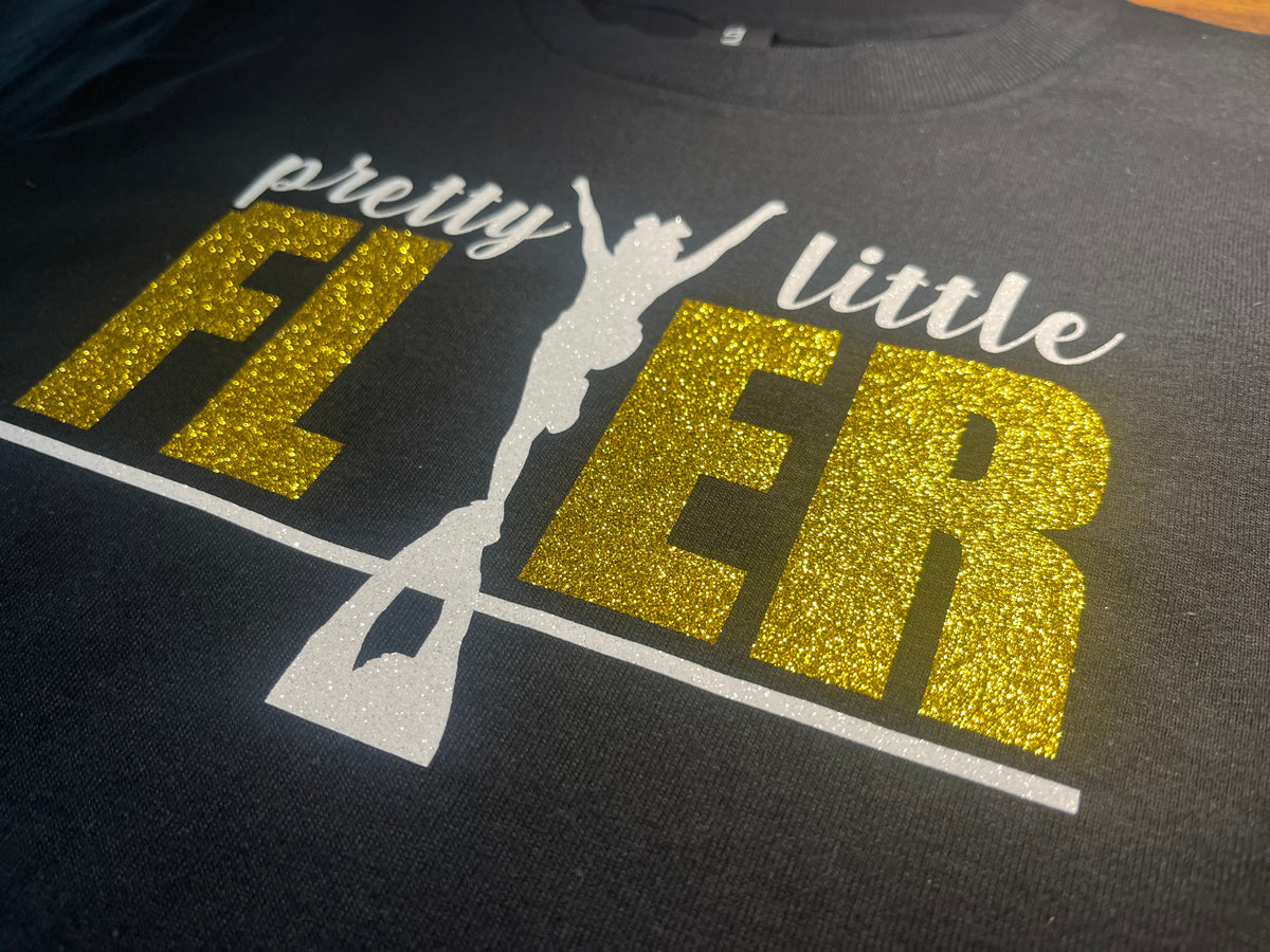 pretty little flyer cheer shirt