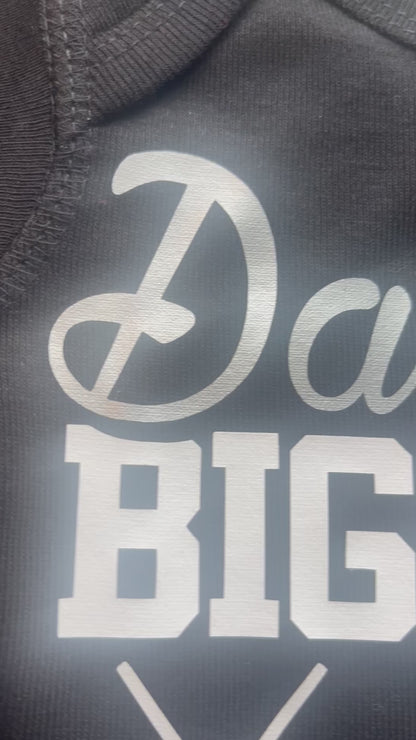 Custom Daddy's Biggest Fan Hockey Bodysuit / Toddler Shirt