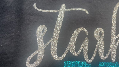 Custom Glitter Gymnastics Parent Shirts with Gymnast's Name