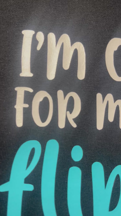 I'm Only Here for My Flipping Sister Gymnastics Brother Shirt