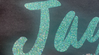 Glitter Cheer Coach Shirt with Name