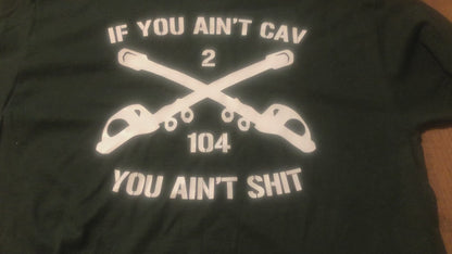 If You Ain't Cav, You Ain't... Shirt | personalized cavalry scout shirt with unit