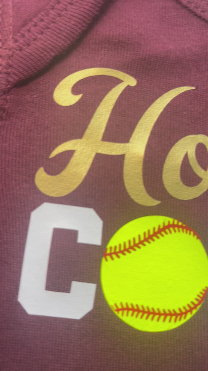 Custom Softball Cousin Bodysuit or Toddler Shirt