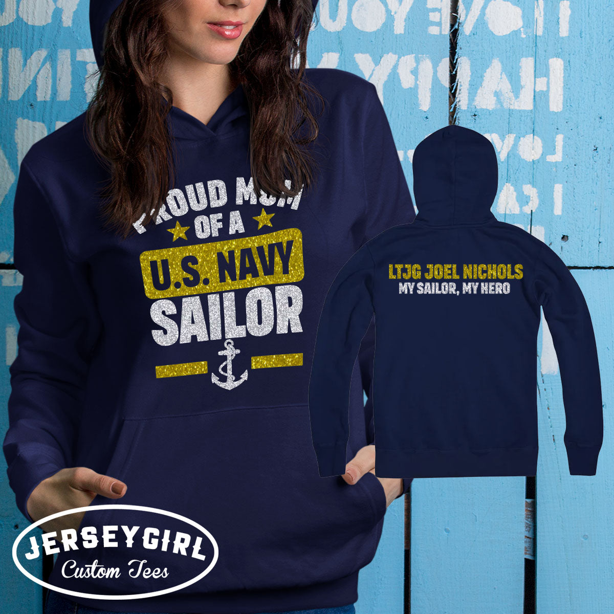 Proud Mom of a US Sailor sweatshirt