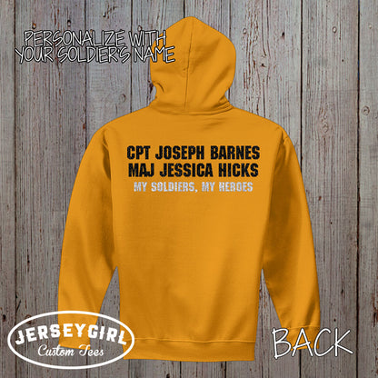 Proud Mom of a US Soldier sweatshirt