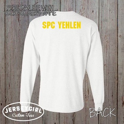 Proud Mom of a US Soldier Long-Sleeve Shirt