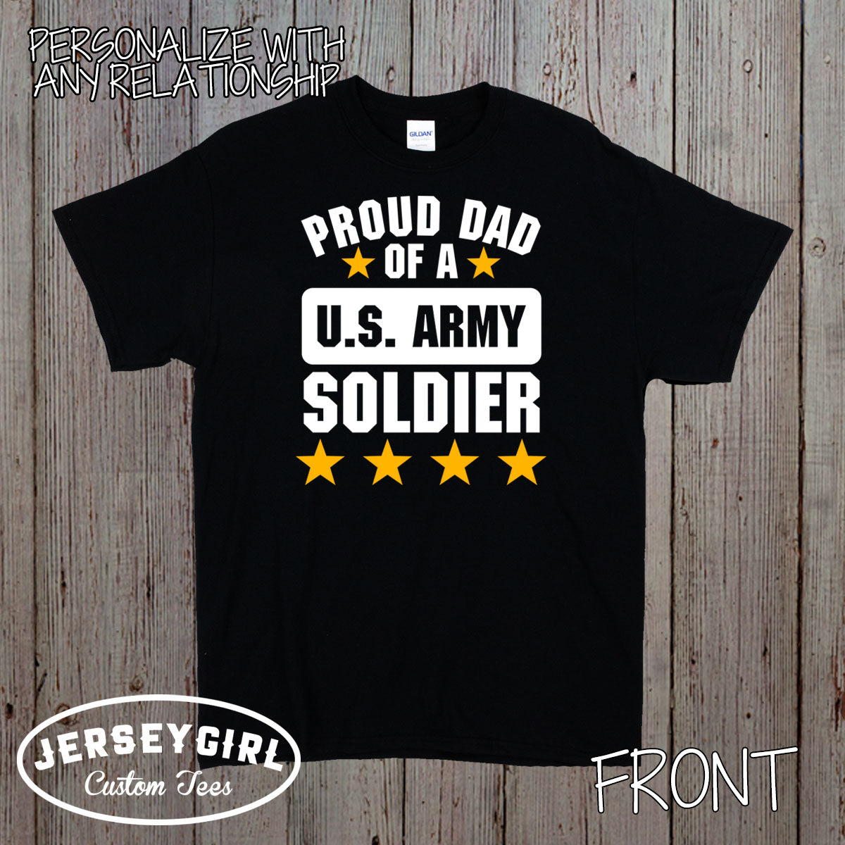 custom Proud Mom of a US Army Soldier shirt